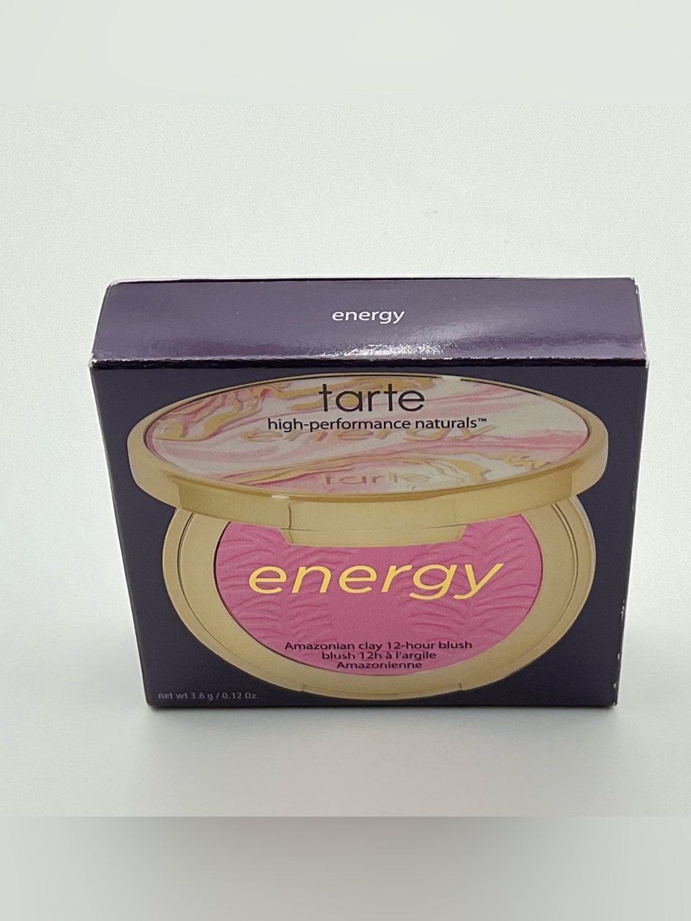 Tarte Amazonian clay 12-hour blush in energy NIB